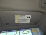 2018 Gmc Terrain Passenger Right Sun Visor Assembly Used 268-12711R. Fixed Price $84.95.