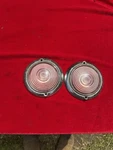 Vintage Pair Park Back Up Light Bezel Lens Custom Hot Rod 1940 1950 1960. Fixed Price $99.99.