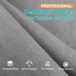 Headliner Fabric Suede Gray For Cadillac Escalade Chevrolet Tornado 60" X 120". Fixed Price $104.49.