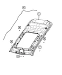 Genuine Mopar Headliner 7QC61SA5AA. Fixed Price $1963.49.