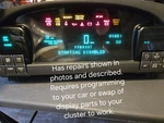 1998 Cadillac Deville Instrument Gauge Cluster Ipc Display 86K 09355276 Repaired. Fixed Price $234.95.