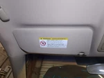 2002-2006 Toyota Camry Driver Sun Visor Tan Oem Used 268-10902L. Fixed Price $80.70.