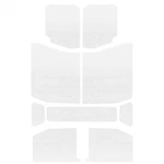 Dei For 18-23 Jeep Wrangler Jl 4-DOOR Boom Mat Headliner 9 Piece White. Fixed Price $326.99.
