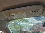 2015-2016 Ford Fusion Driver Sun Visor Illuminated Gray Used 268-02215L. Fixed Price $80.70.
