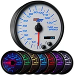 Glowshift White Color 3/4" In Dash Speedometer Gauge GS-W717. Fixed Price $134.99.