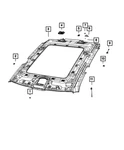 Genuine Mopar Headliner 7CA57HL1AA. Fixed Price $1702.80.