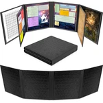 Dm Screen 8-PANEL Gm Dungeon Master With 2 Panels For Ttrpgs, Black. Fixed Price $49.99.