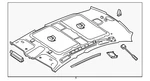 Genuine Audi Headliner 4N4-867-505-EB-25M. Fixed Price $1812.97.