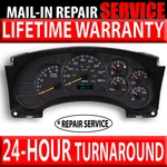 03-05 Chevy Kodiak / Gm Topkick Instrument Gauge Cluster + Led *repair Service. Fixed Price $119.99.