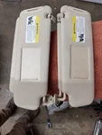 2007-2015 Audi Q7 Lighted Left & Right Set Pair Beige Tan Oem. Fixed Price $80.00.