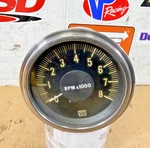 Chevy Ford Mopar Stewart Warner Tachometer 8000 Rpm Gauge Vintage Nice. Fixed Price $110.49.
