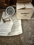 Autometer Speedometer, 3-3/8", 160 Mph Mechanical Vintage Old Car Dial Gauge. Fixed Price $100.00.