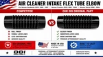 90-97 Nissan D21 Hardbody 4CYL KA24E Air Cleaner Intake Flex Tube Elbow (black). Fixed Price $39.93.