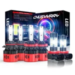 For Chevy Equinox 2010 2015-2017 Led Headlight Hi/low Beam+fog Bulbs Kit. Fixed Price $48.99.