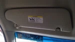 2014 Dodge Caravan Lh Gray Cloth Sun Visor Used Oem 268-01671L 1122662. Fixed Price $107.39.