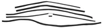 Chevrolet Camaro Molding Headliner 68 Pcs. Fixed Price $328.35.