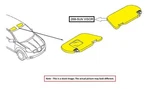 Right Gry Sun Visor Oem 17-23 Chevrolet Bolt 42555368. Fixed Price $75.00.
