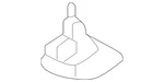 Genuine Land-rover Headliner Rear Clip LR091317. Fixed Price $5.36.