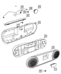 Genuine Mopar Z-axis Clip 5183416AA. Fixed Price $14.66.