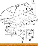 Gm Oem 03-14 Avalanche Cab Interior Trim-headliner Clip 15126552. Fixed Price $35.65.
