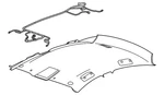 Genuine Gm Light Neutral Headlining Trim Panel 23102423. Fixed Price $1407.49.