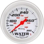 Equus 8442 Water Temp Gauge 2-5/8" Mechanical, White With Aluminum Bezel Fre. Fixed Price $70.15.
