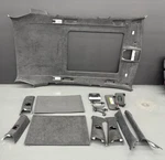 Bmw F15 F85 X5 Black Headliner Roof Abc Pillars Visors Set Alcantara Leather. Fixed Price $665.00.