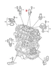 Genuine Audi Vw Skoda Seat A1 A3 Cabriolet Impulse Sender Camshaft 05E907601D. Fixed Price $72.85.