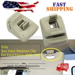 Pair Ford Focus 2000 2001 2002 2003 2004 2.3L Grey Sun Visor Retainer Clip. Fixed Price $7.99.