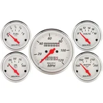 Auto 1300 Gauge Kit 5 Pc. 1/8"/2 1/16"MECH Speedometer Arctic White. Fixed Price $446.07.