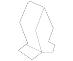 Genuine Volkswagen Side Cover Retainer WHT-008-949. Fixed Price $6.71.