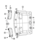 Genuine Mopar Headliner 6TM86BD1AA. Fixed Price $1383.35.