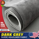 80" X 60" Gray Suede Headliner Fabric With Foam Backed Diy Home Auto Roof Repair. Fixed Price $38.79.
