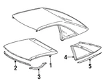 Genuine Mercedes-benz Headliner 129-790-01-45-7C53. Fixed Price $471.15.
