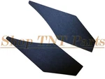 1967-1969 Plymouth Barracuda Headliner Sail Panel Boards Plain Black Notchback. Fixed Price $29.99.