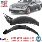 Front Inner Fender Liner Set For 2007-2008 Infiniti G35 / 2009-2013 G37. Fixed Price $65.62.