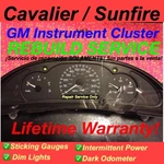 Repair Service Gm Pontiac Sunfire Instrument Gauge Cluster 01 02 03 04. Fixed Price $59.99.