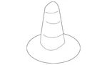 Genuine Nissan Headliner Retainer 76984-AD004. Fixed Price $11.36.
