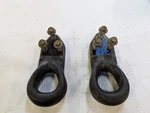 Front Bumper Tow Hooks Set Fits 99 00 Ford F250 F350 F450 F550. Fixed Price $60.18.