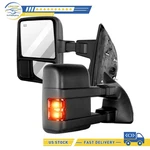 Tow Mirrors 2008-16 Ford F250 Super Duty Manual Side View Black Pair. Fixed Price $118.13.