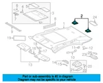 Mercedes-benz S-class W220 Headliner Bracket A220695001464. Fixed Price $15.70.