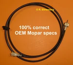 For Mopar A/b/c/e-body 1968-'75 Speedometer Cable Plymouth Dodge Chrysler. Fixed Price $36.89.