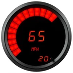 3/8" Universal Speedometer Tachometer Bar-graph Gauge Red Led Black Bezel Usa!. Fixed Price $152.86.