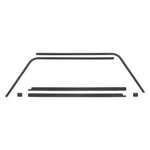 For Chevy El Camino 1964-1967 Restoparts Rear Headliner Trim Kit. Fixed Price $89.87.