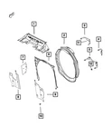 Genuine Mopar Fan Shroud 52014731AB. Fixed Price $244.76.