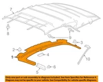 Gm Oem 16-23 Camaro Convertiblesoft Top Interior Trim-upper Panel 84337299. Fixed Price $258.65.
