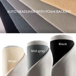 Auto Headliner Fabric 60" Wide Foam Backed Upholstery Material Repair & Diy. Fixed Price $58.99.